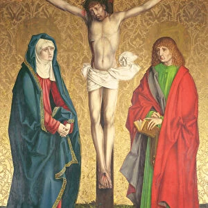 Crucifixion, central panel from the retable on the high altar, 1430 (oil on panel)