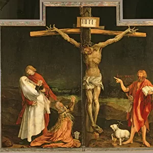 The Crucifixion, from the Isenheim Altarpiece, c. 1512-15 (oil on panel)