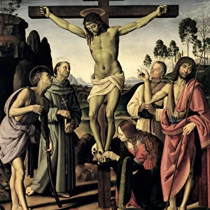 The Crucifixion with Saints Jerome, Francis, Mary Magdalene