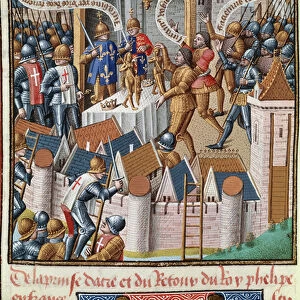 Third Crusade: the conquete of Saint-Jean-d Acre by Guy de Lusignan