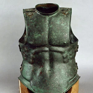 Cuirass (male torso), end 4th century BC (bronze)
