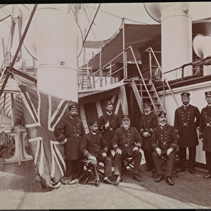 Cunard Line, S. S. "Umbria", c. 1897 (b / w photo)