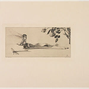 Cupid, 1881 (etching)