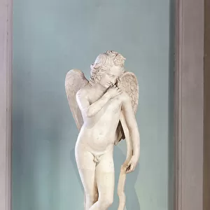 Cupid with a bow, mid 2nd century AD (marble)