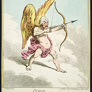 Cupid, from the New Pantheon No. 4, published by Hannah Humphrey