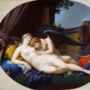 Cupid and Psyche, 1828 (oil on canvas)