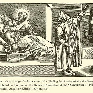Cure through the Intercession of a Healing Saint (engraving)