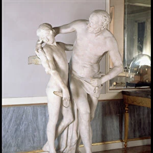 Daedalus and Icarus (marble)