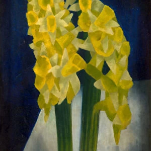 Daffodils, 1954 (oil on panel)