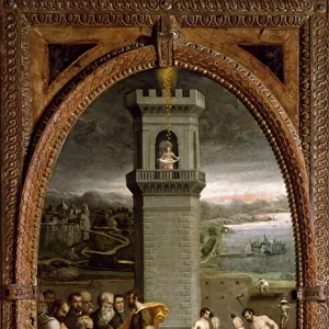 Danae, 1570-1572 (oil on slate)