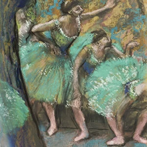 Dancers, 1898 (pastel on paper on board)