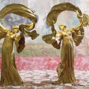 Print of Dancing Figures from a Sevres Table Centrepiece Print of Dancing Figures from a Sevres Table Centrepiece