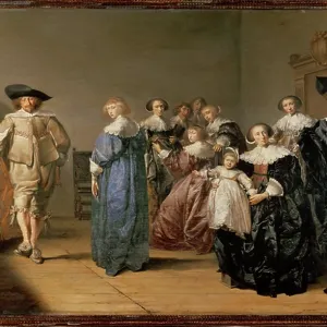 Dancing Party Print by Pieter Codde