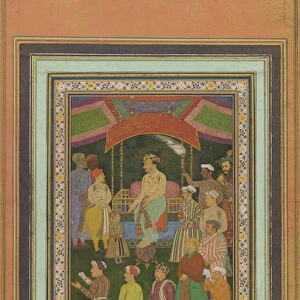 Darbar of Jahangir (opaque w/c, ink & gold on paper)