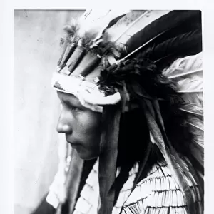 The daughter of Bad Horse, c. 1905 (b / w photo)