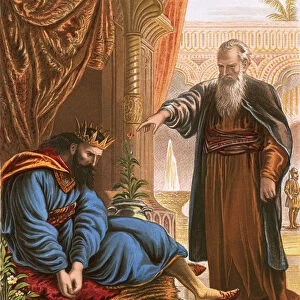 David and the prophet Nathan