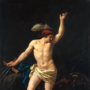 David Victorious, 1780 (oil on canvas)