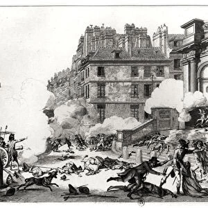Day of 13 Vendemiaire an IV (5th October 1795), shoot-out before St. Roch church in Paris