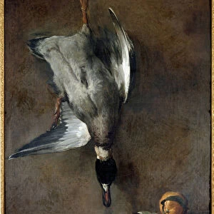 The Dead Duck Painting by Jean Baptiste Simeon Chardin (1699-1779) 18th century Gien
