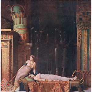 The death of Cleopatra, c. 1920 (litho)