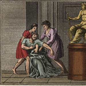 The Death of Demosthenes, 384-322 B. C