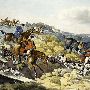 The Death, from Foxhunting, engraved by Thomas Sutherland (1785-1838
