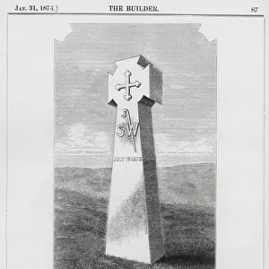 The Death-Place of the late Bishop of Winchester (engraving)