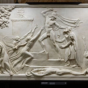 Death of Priam, 1787-90 (plaster)
