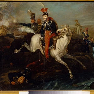 The Death of Prince Josef Poniatowski, at the Battle of Leipzig