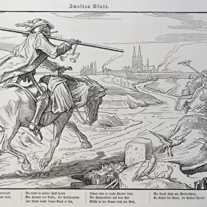 Death Rides to Town, plate 2 from Another Dance of Death