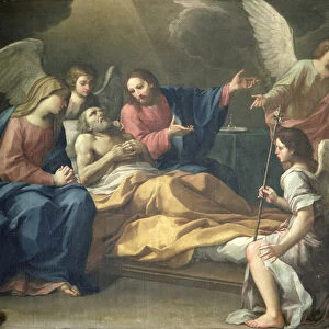 The Death of St. Joseph (oil on canvas)