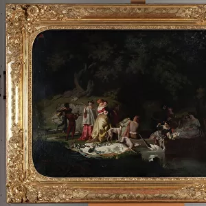The Decameron by Boccaccio 1850 (Oil on canvas)