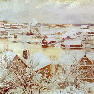 A December Day (in Finland) c. 1893 (oil on canvas)