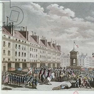 Declaration of the Constitution, Place des Innocents, Paris, September 1791