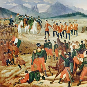 The Defeat of the Hungarian Rebels at Vilgos on 13th August 1849, 1850 (oil on canvas)