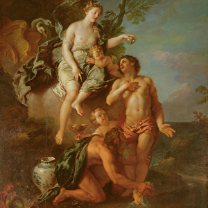 Deification of Aeneas (oil on canvas)