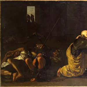 The Deliverance of St. Peter (oil on canvas)