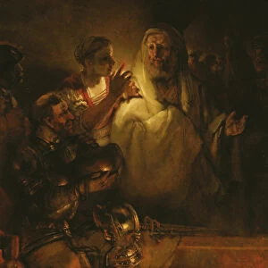 The Denial of St. Peter, 1660 (oil on canvas)