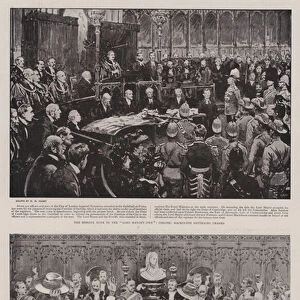 The Departure of the City of London Imperial Volunteers for South Africa (litho)