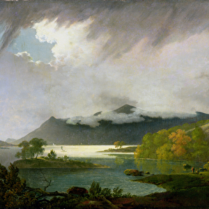 Derwent Water with Skiddaw in the Distance, c. 1795-6 (oil on canvas)