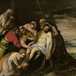 The Descent from the Cross (oil on canvas)