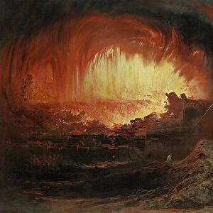 The Destruction of Sodom and Gomorrah, 1852 (oil on canvas)