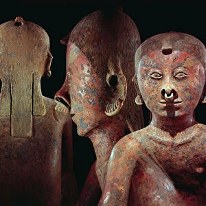 Details of Seated Figure, Chinesco Culture, (ceramic)