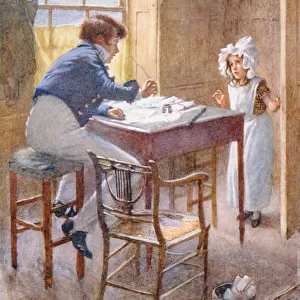 Dick Swiveller and the Marchioness, illustration for