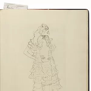 Die Hetaerengespraeche des Lukian, 1907 (pen & ink on paper)