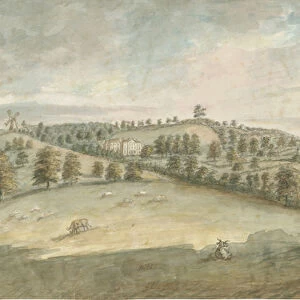 Dilhorne Hall: water colour painting, nd [1762-1802] (painting)