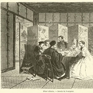 Diner chinois (engraving)