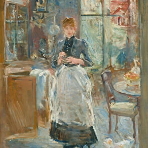 In the Dining Room, 1886 (oil on canvas)