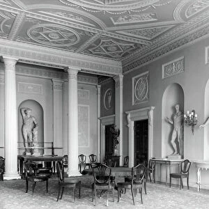 The Dining Room of Lansdowne House, London, from The Country Houses of Robert Adam, by Eileen Harris, published 2007 (b/w photo)