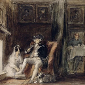 The Disabled Commodore in his Retirement, 1830 (w / c)